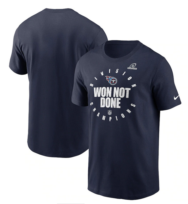 2020 Navy AFC South Division Champions NFL T-Shirt